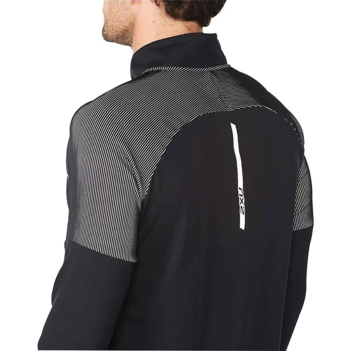 2XU Light Speed Half Zip Long Sleeve Mens Running Top - Black