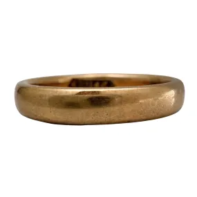 A N T I Q U E // dainty donut / 14k rosy yellow gold donut band / size 5.75