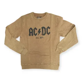 AC/DC Men's Graphic Band Fleece Lined Crewneck Sweatshirt