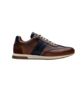 Ambitious Mens Premium Leather Brown Fashion Trainer Slow - 11319-6810AM