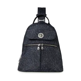 Baggallini Women's Naples Convertible Backpack - Midnight Blossom Print