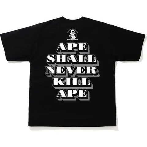 BAPE CLASSIC RELAXED TEE BLACK/GREEN