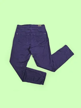 BETTY BARCLAY Indigo Purple Jeans - size S // eu 36 // us 6 // uk 10