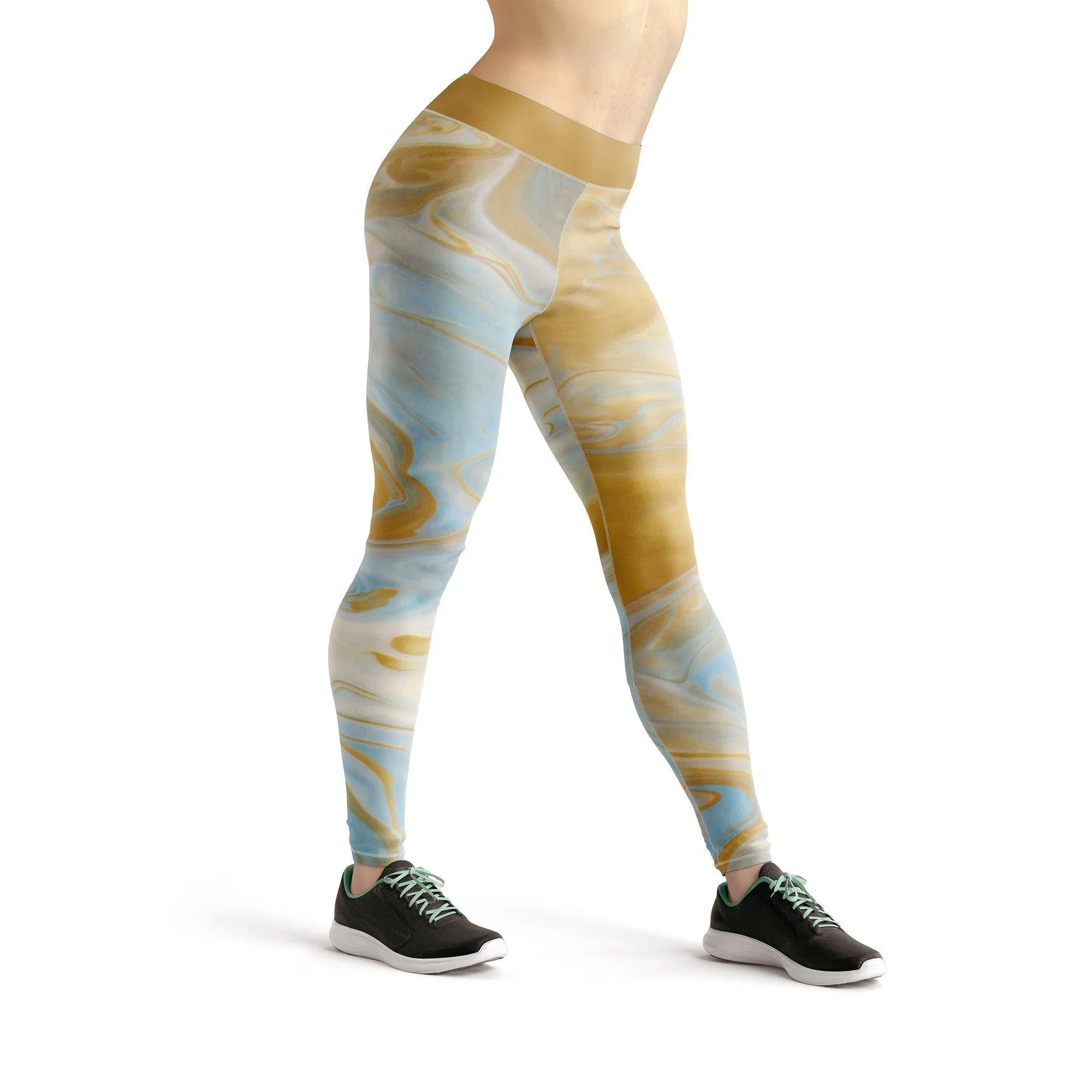 Beverly Gold Liquid Leggings