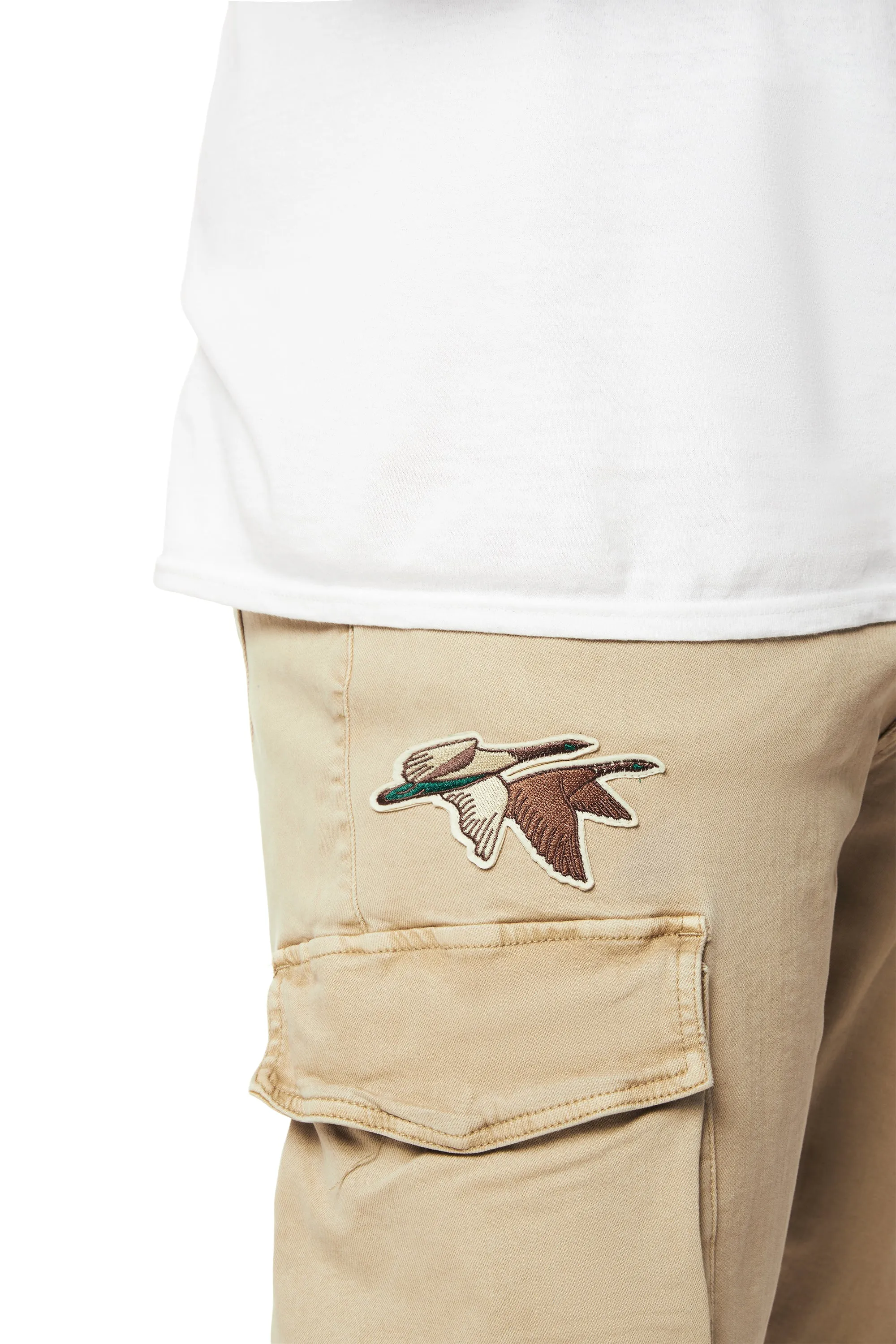 Big and Tall - Forest Collection Cargo Twill Shorts - Khaki