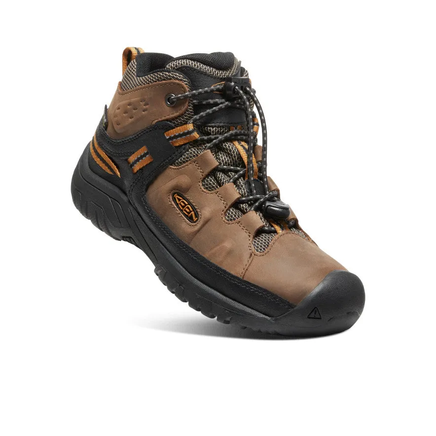 Big Kids' Targhee Waterproof Boot  |  Dark Earth/Golden Brown