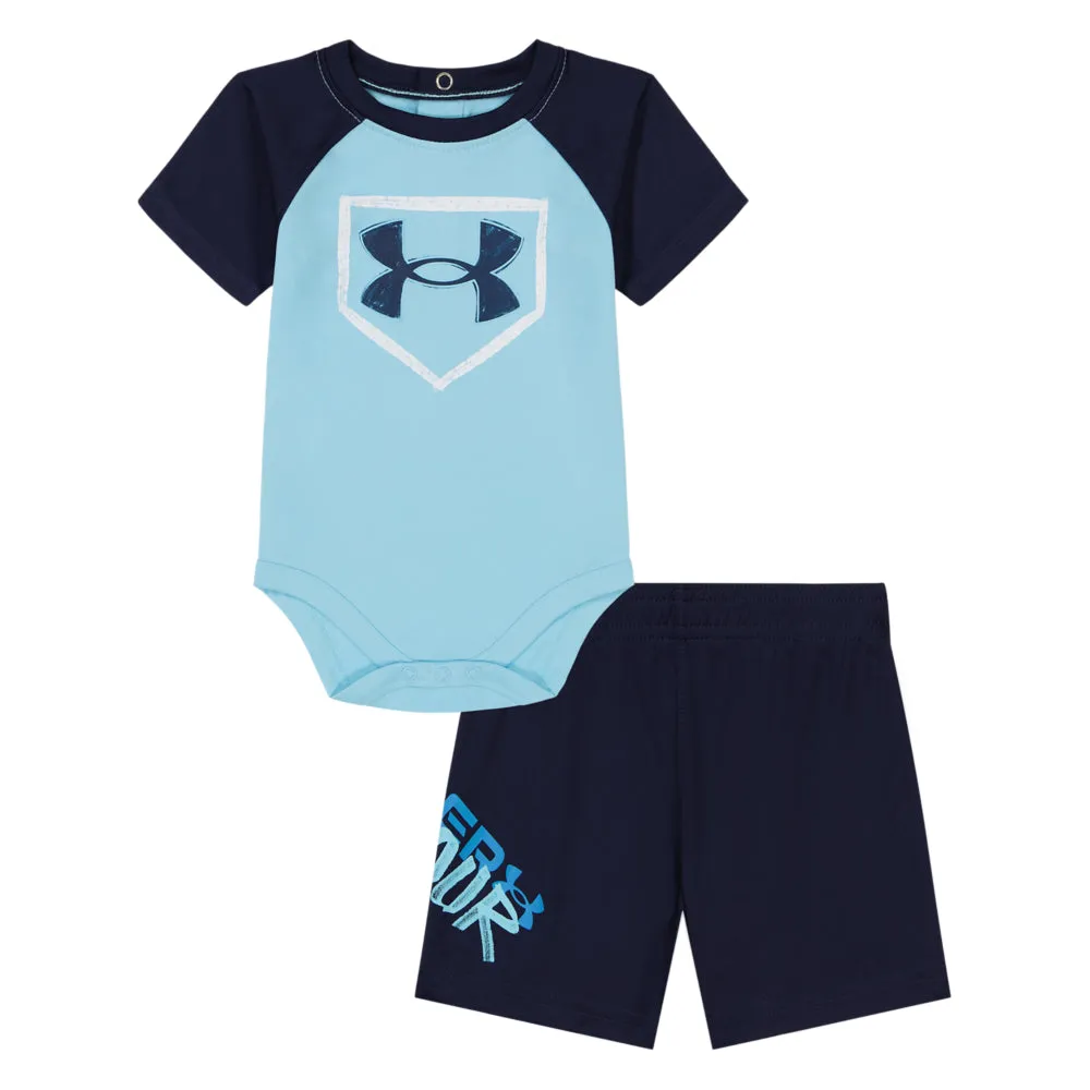 Boys' Under Armour Infant Homeplate 2-Piece Short Set