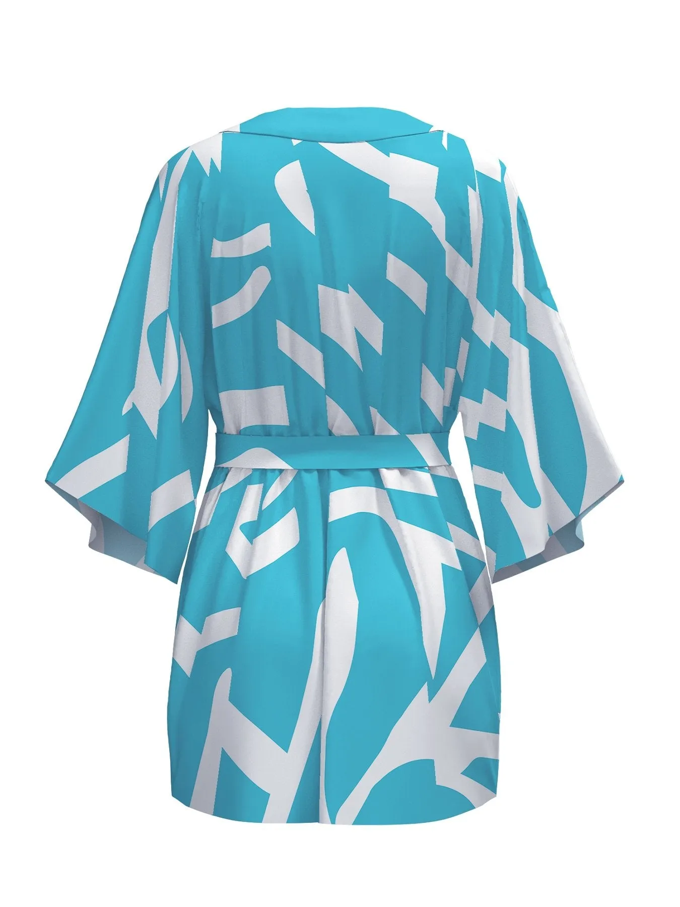 Cabana Kimono - Swirl Blu