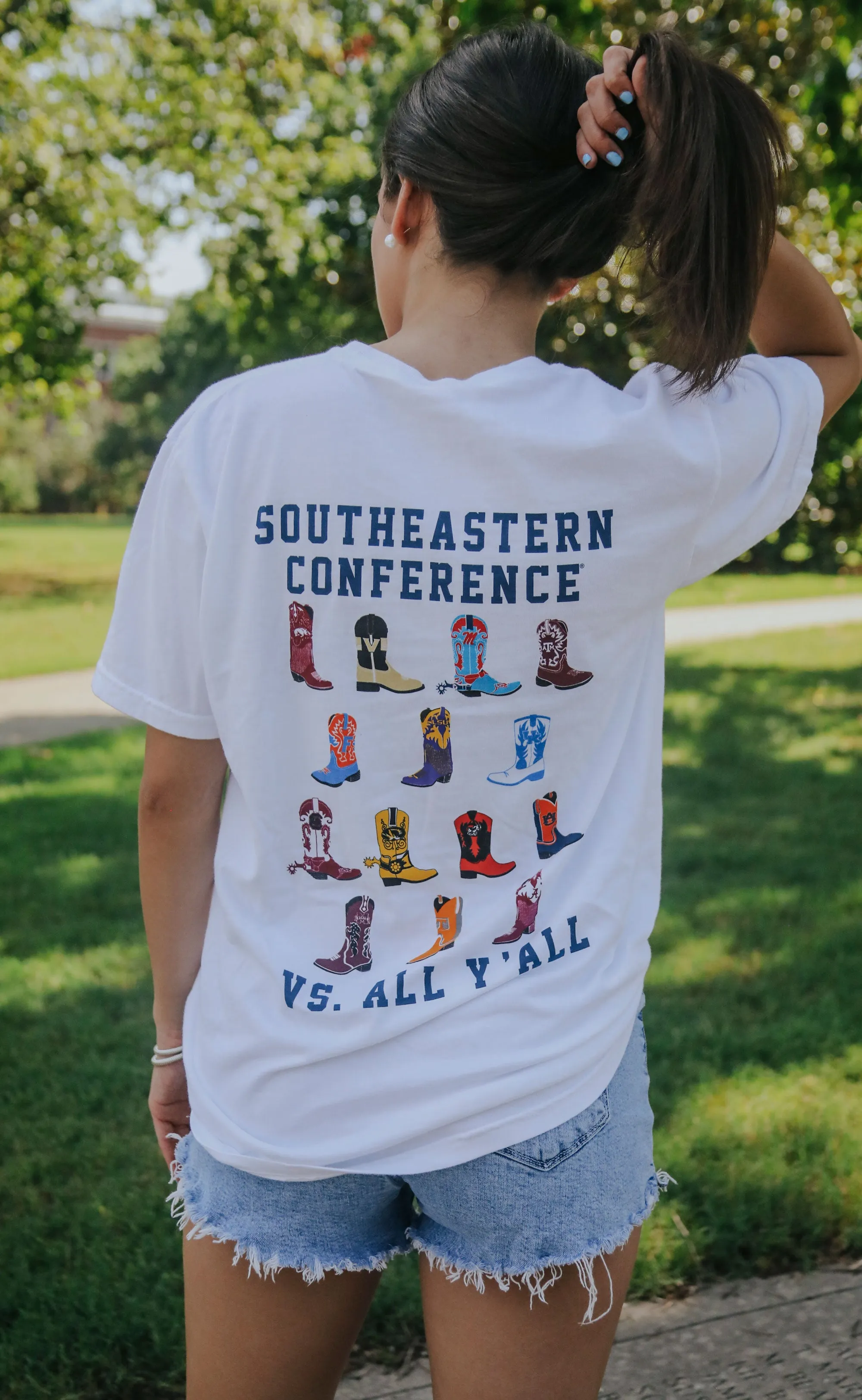 charlie southern: sec boots t shirt