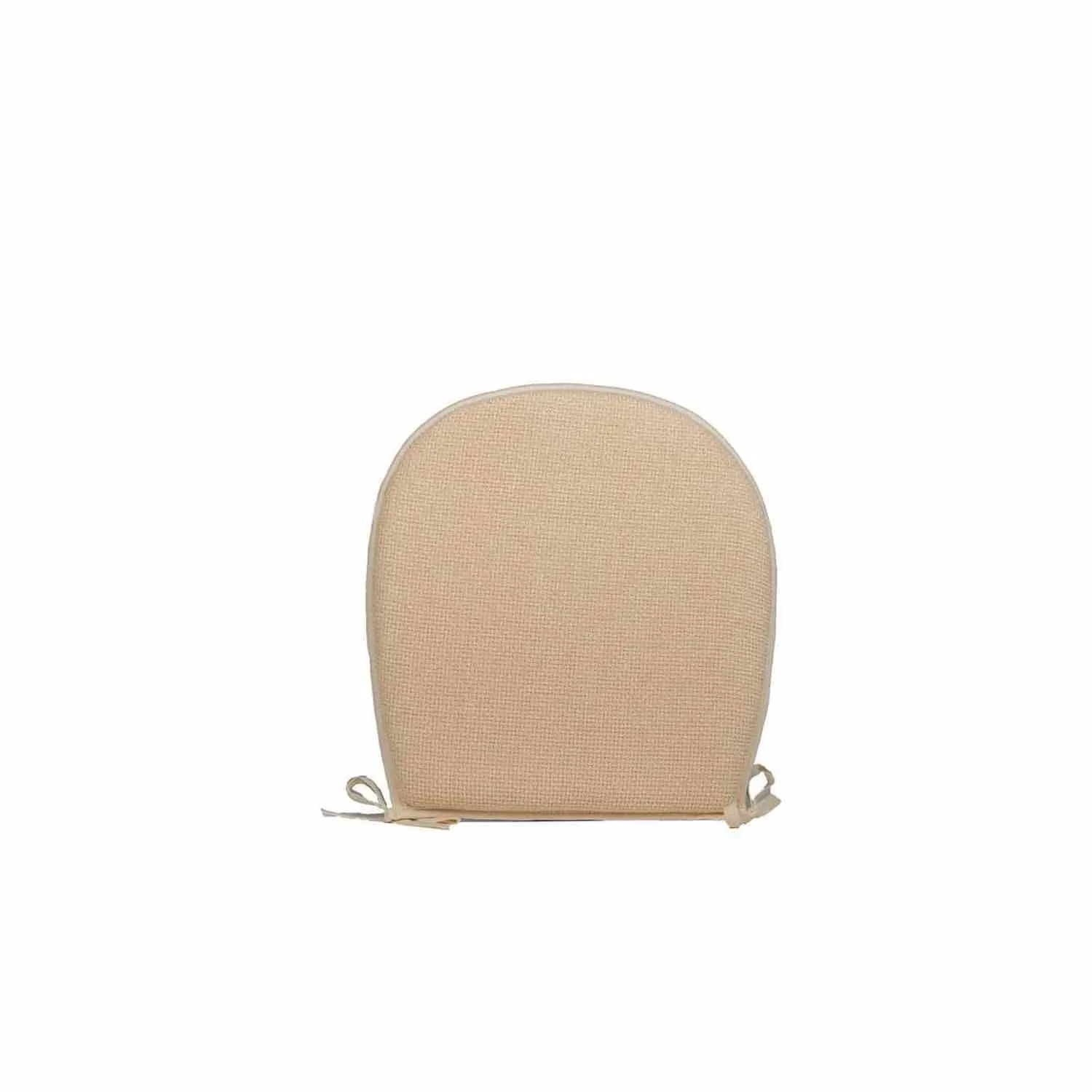 Chenille Chair Pad - Natural