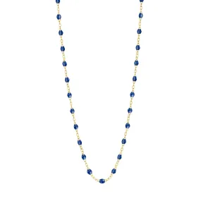 Classic Gigi Lapis necklace, Yellow Gold, 19.7"