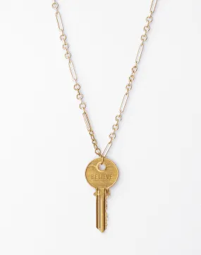 Classic Key Gold Amalfi Chain Necklace