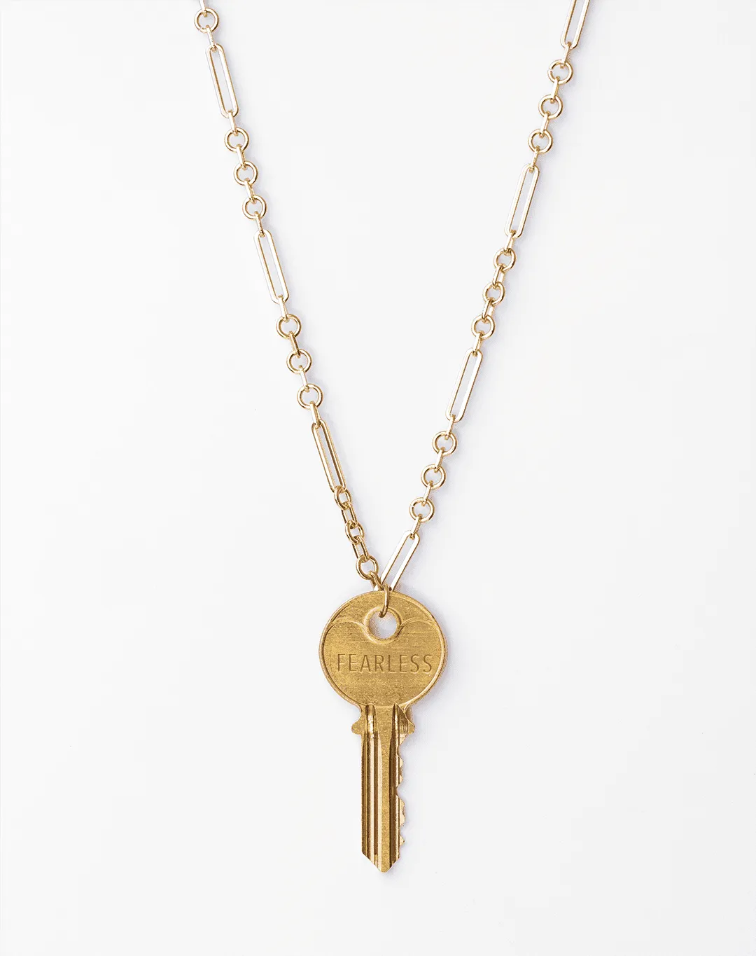 Classic Key Gold Amalfi Chain Necklace