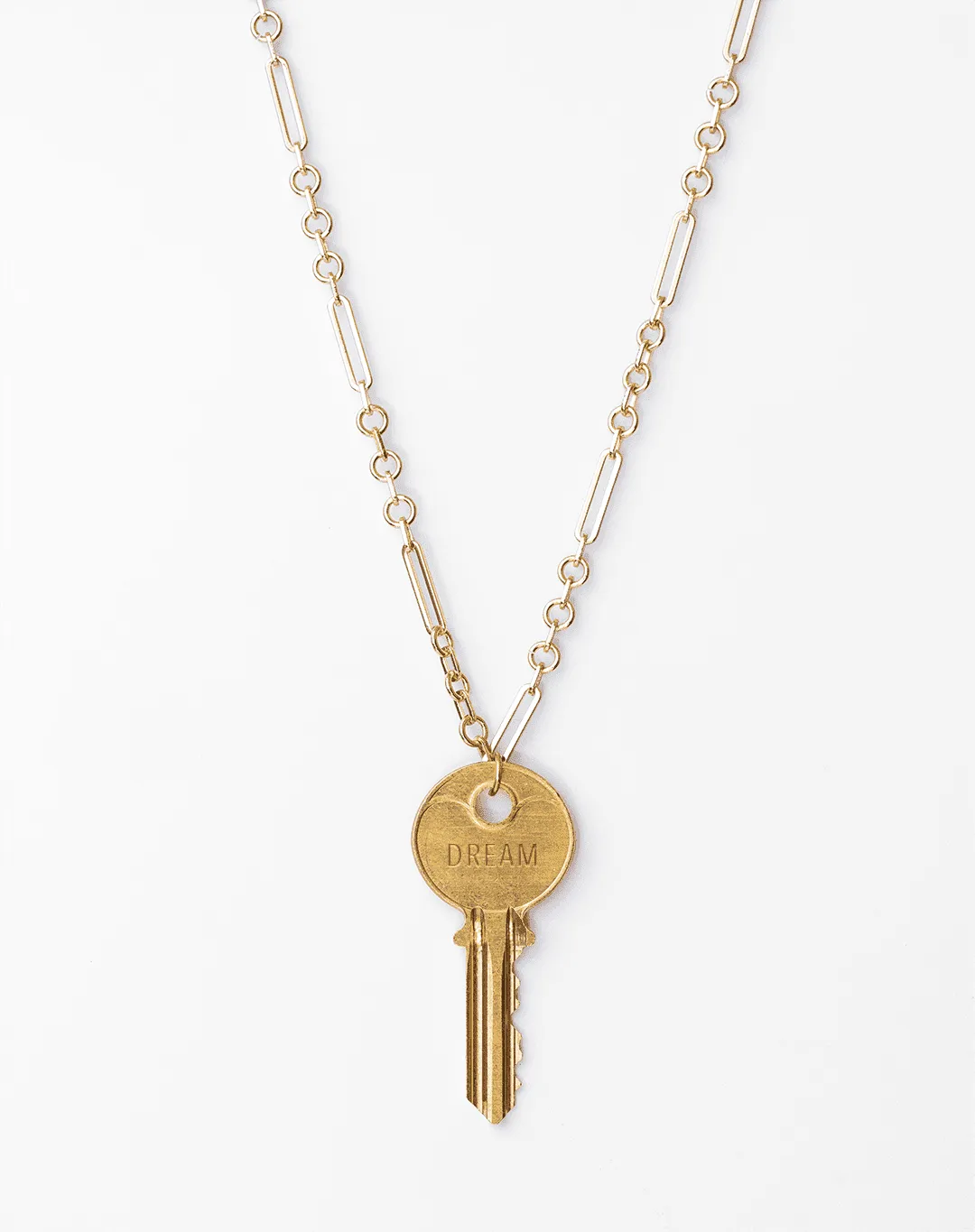 Classic Key Gold Amalfi Chain Necklace