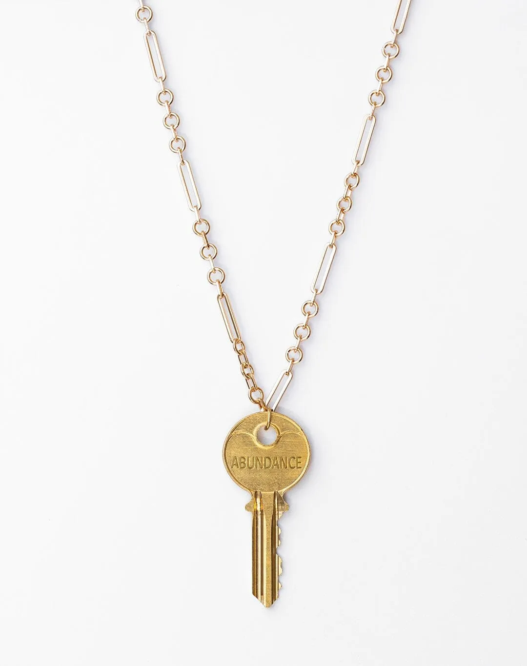 Classic Key Gold Amalfi Chain Necklace