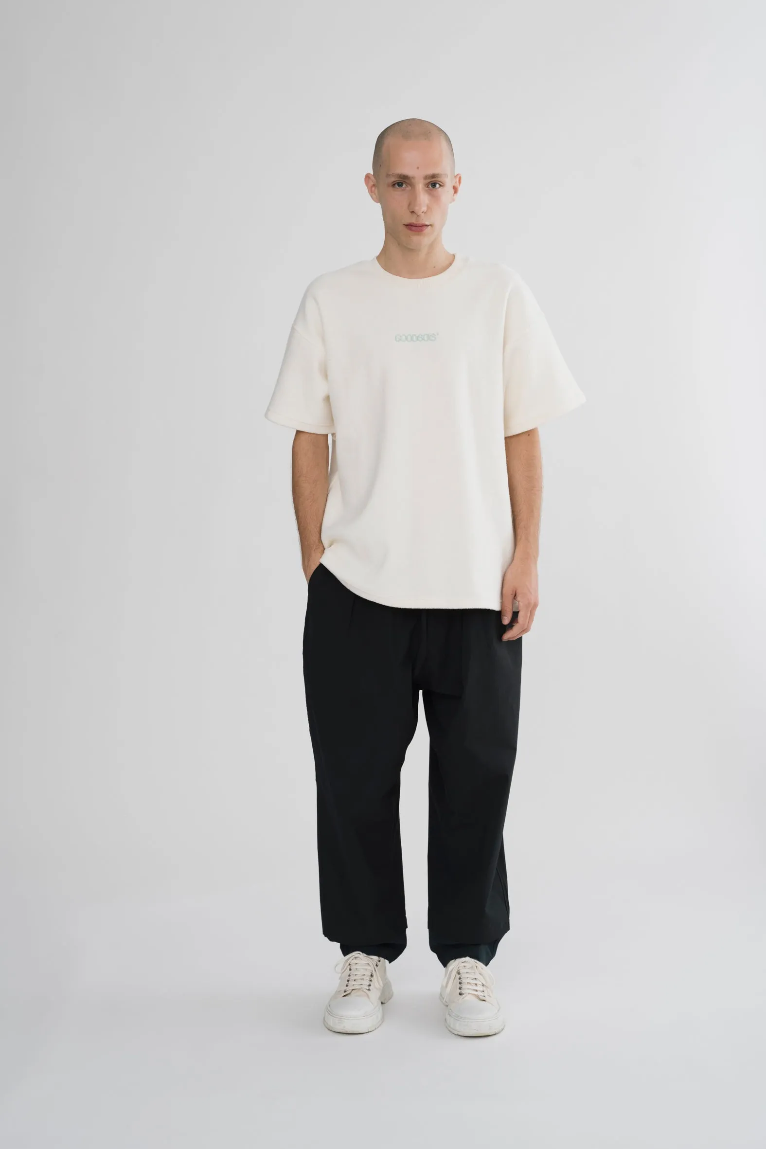 Goodbois Solar Fleece T-Shirt Offwhite