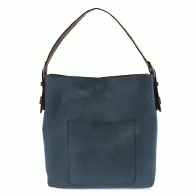 Joy Susan Classic Hobo Dark Chambray