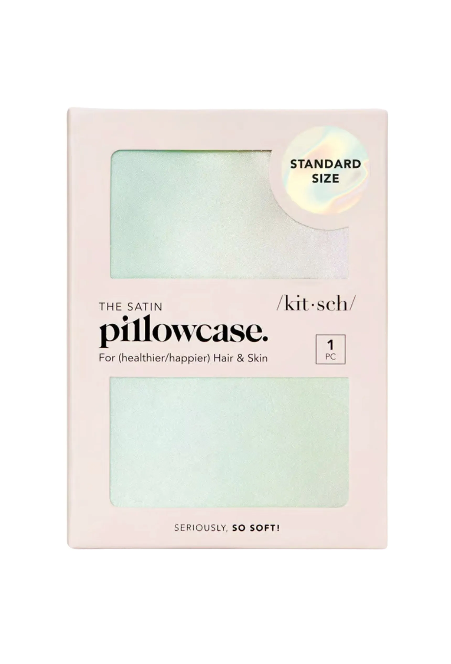 Kitsch Satin Pillowcase in Aura