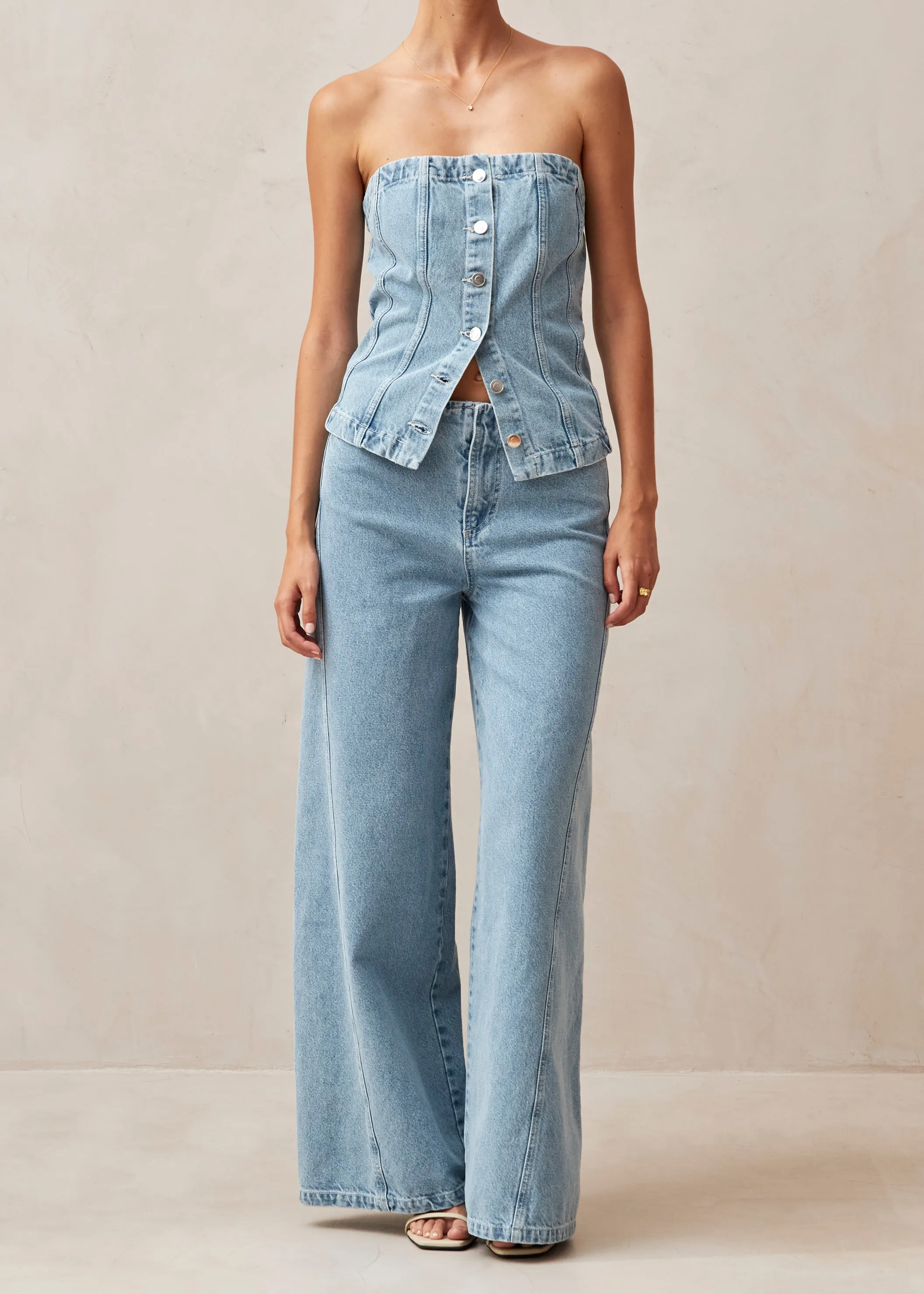 Magda Blue Denim Pants