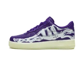 Nike Air Force 1 "Purple Skeleton Halloween"