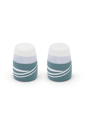 Pottery Salt And Pepper Set - Blue