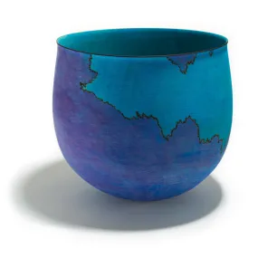 Purple and Blue Sycamore Vessel